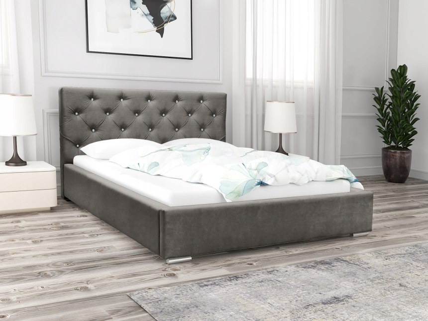 Кровать Лосон 160 Velvet Grey