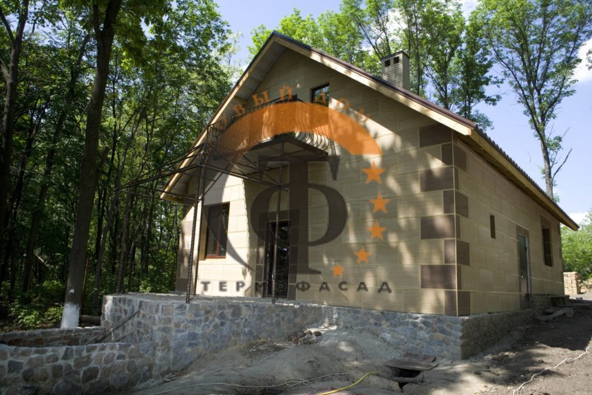 Гибкий камень для фасада