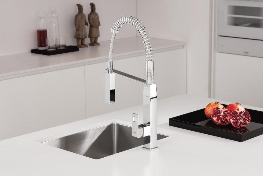 Смеситель для кухни (мойки) Grohe Eurocube 31395000 однорычажный