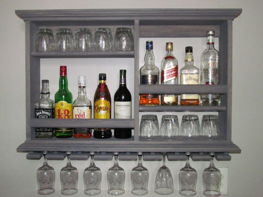 Мини бар полочки
