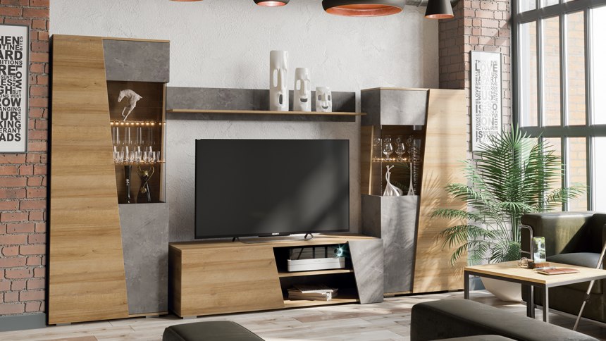 Гостиная Loft дуб Вотан