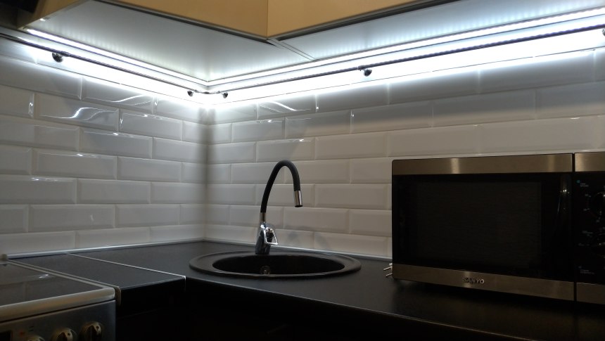 Led подсветка кухни