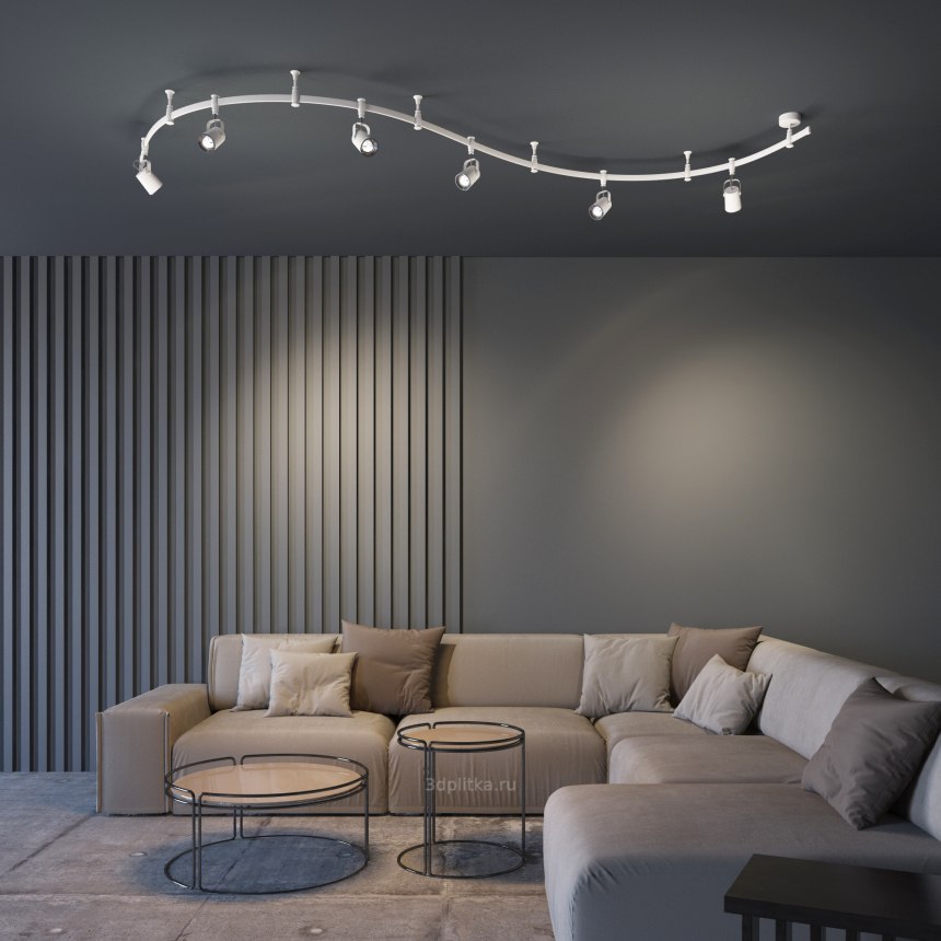 Трековая система Odeon Light Flexi White 3628/6tr