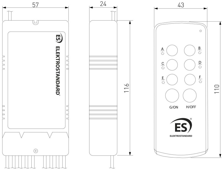 Пульт управления светом y6 Elektrostandard