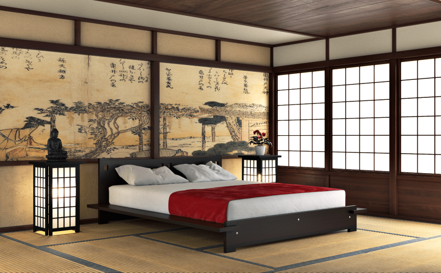 Спальни в китайском стиле (54 фото)