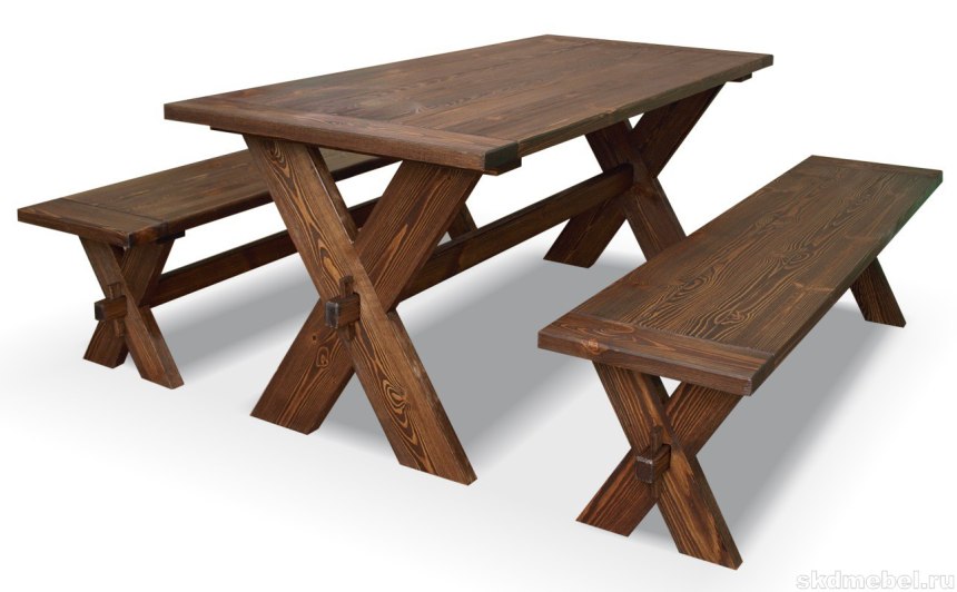 3929 Bamboo Folding Table стол скл., алюм, 120х70х70 см