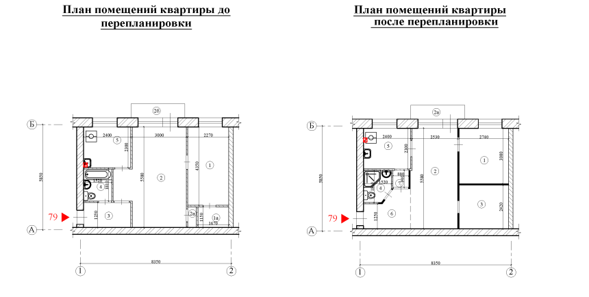 В хрущевке сделали изолированные комнаты (41 фото)