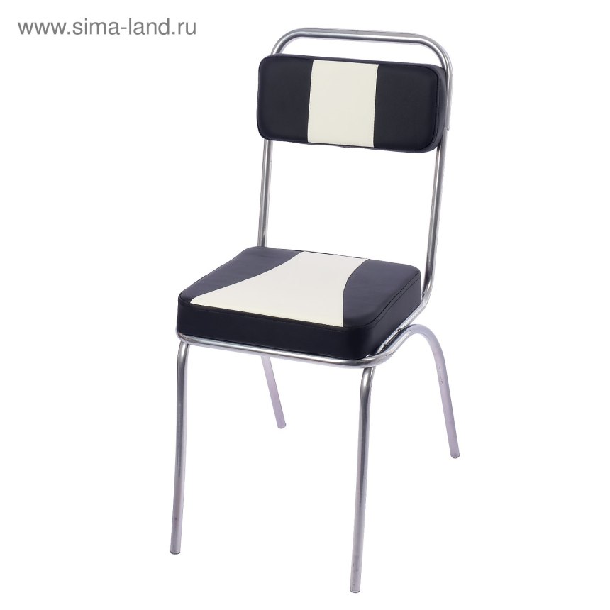 Стул белый с черным