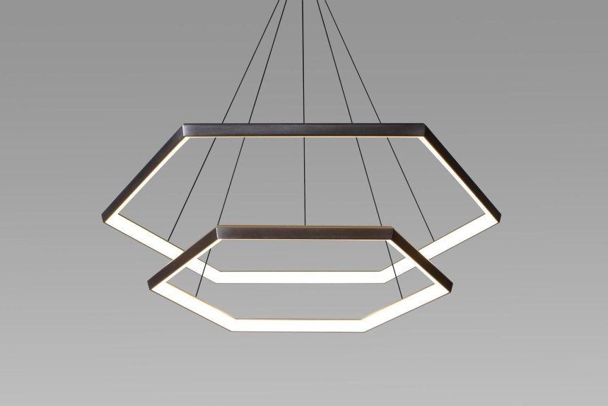 Светильник Orbis vx58 - Hexagon Geometric Modern Chandelier led Light Fixture