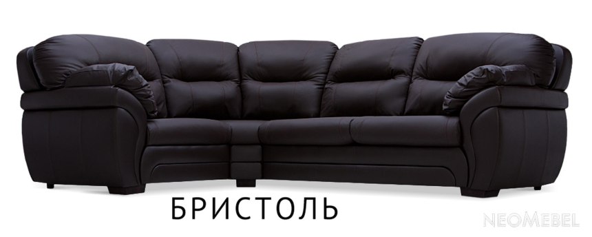 Диван Бристоль угловой экокожа