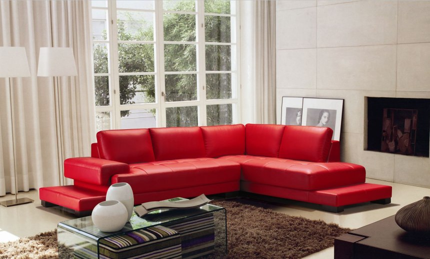 Красный диван реал (70 фото)