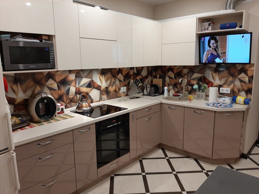 Фартук из каленого стекла