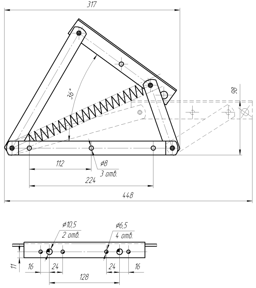 Механизм подъема кровати ферро 0800n STABILUS