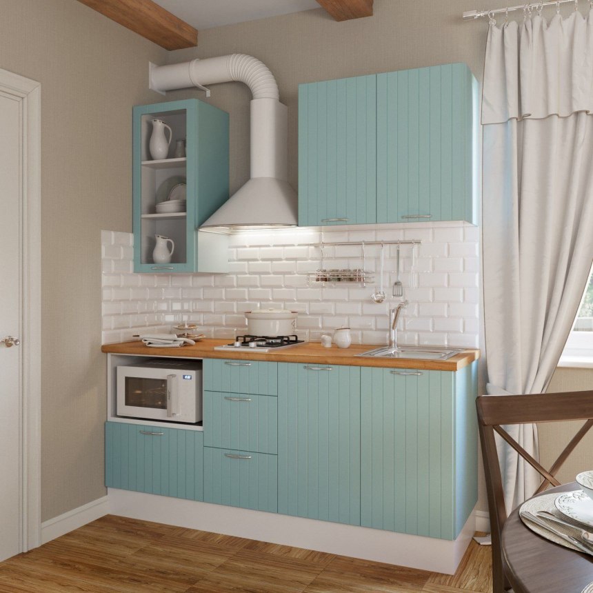 Шкаф напольный Grade Прованс изумруд, 60 х 82 х 60 см