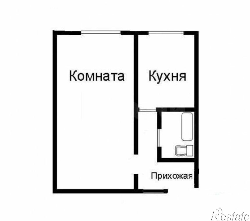 Планировка двухкомнатная квартира 1605 ам/12