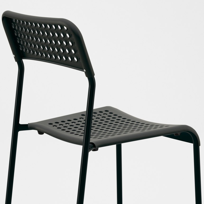 Стул. (АДДЕ. Ikea). Черный.