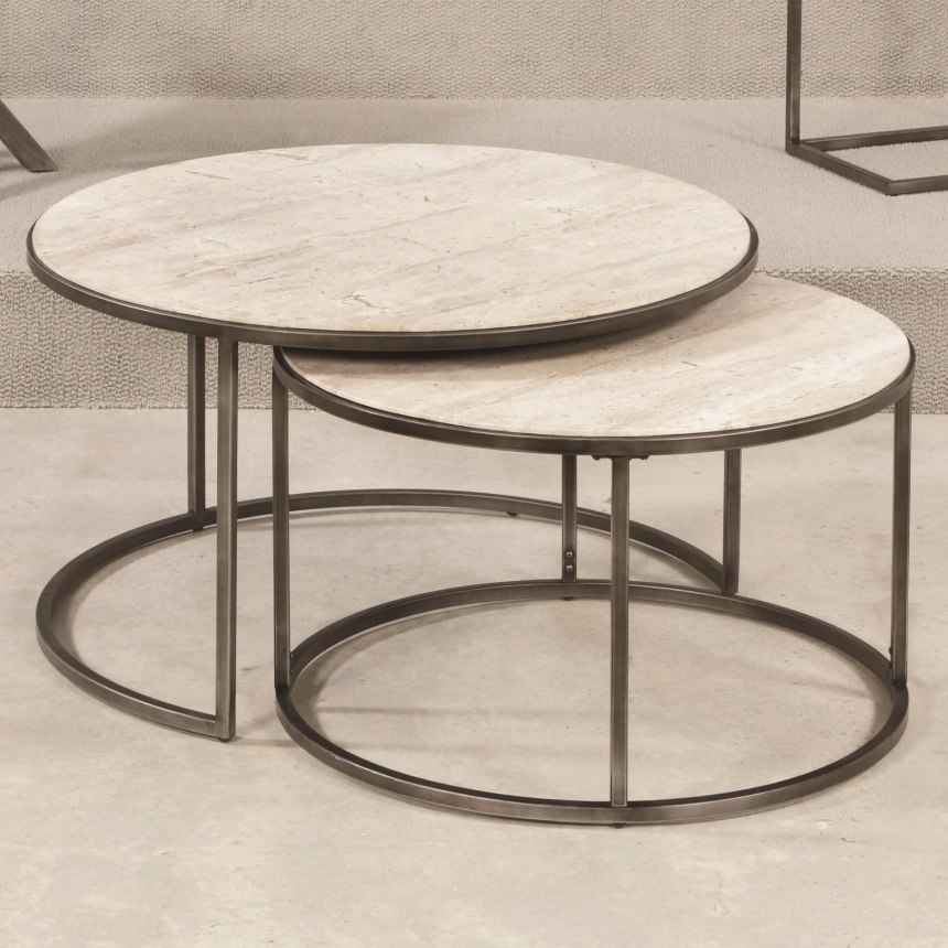 Журнальный столик Round Nesting Coffee Table