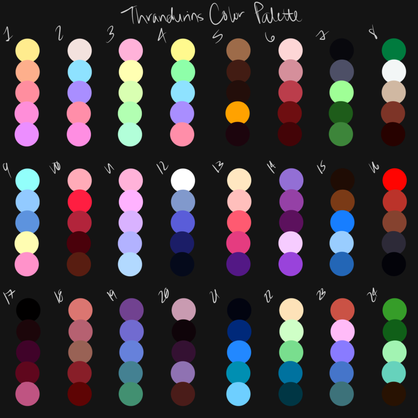 Палитры Palettes 1989