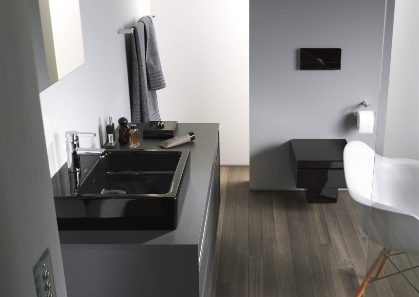 Duravit черный унитаз