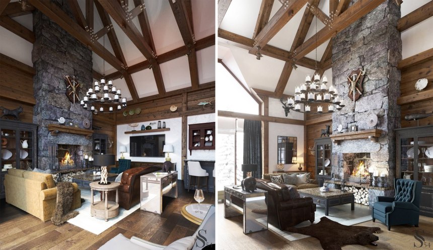 Luxury Chalet Interior