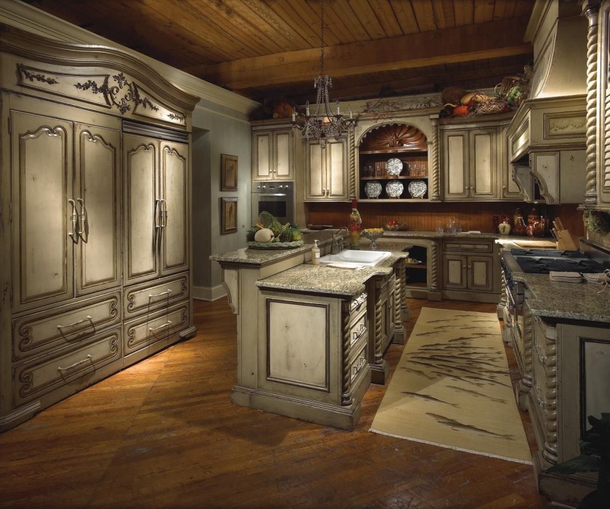 Кухня в стиле готика (54 фото)