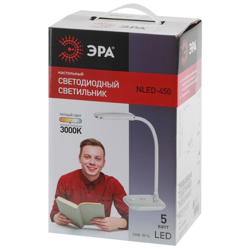 Светильник led Эра NLED-456-10w-w-g