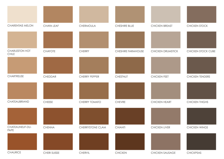 Колеровка Dulux цвета таблица