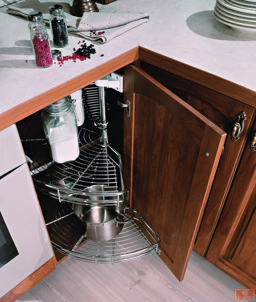 Карусель для кухни в нижний шкаф (48 фото)