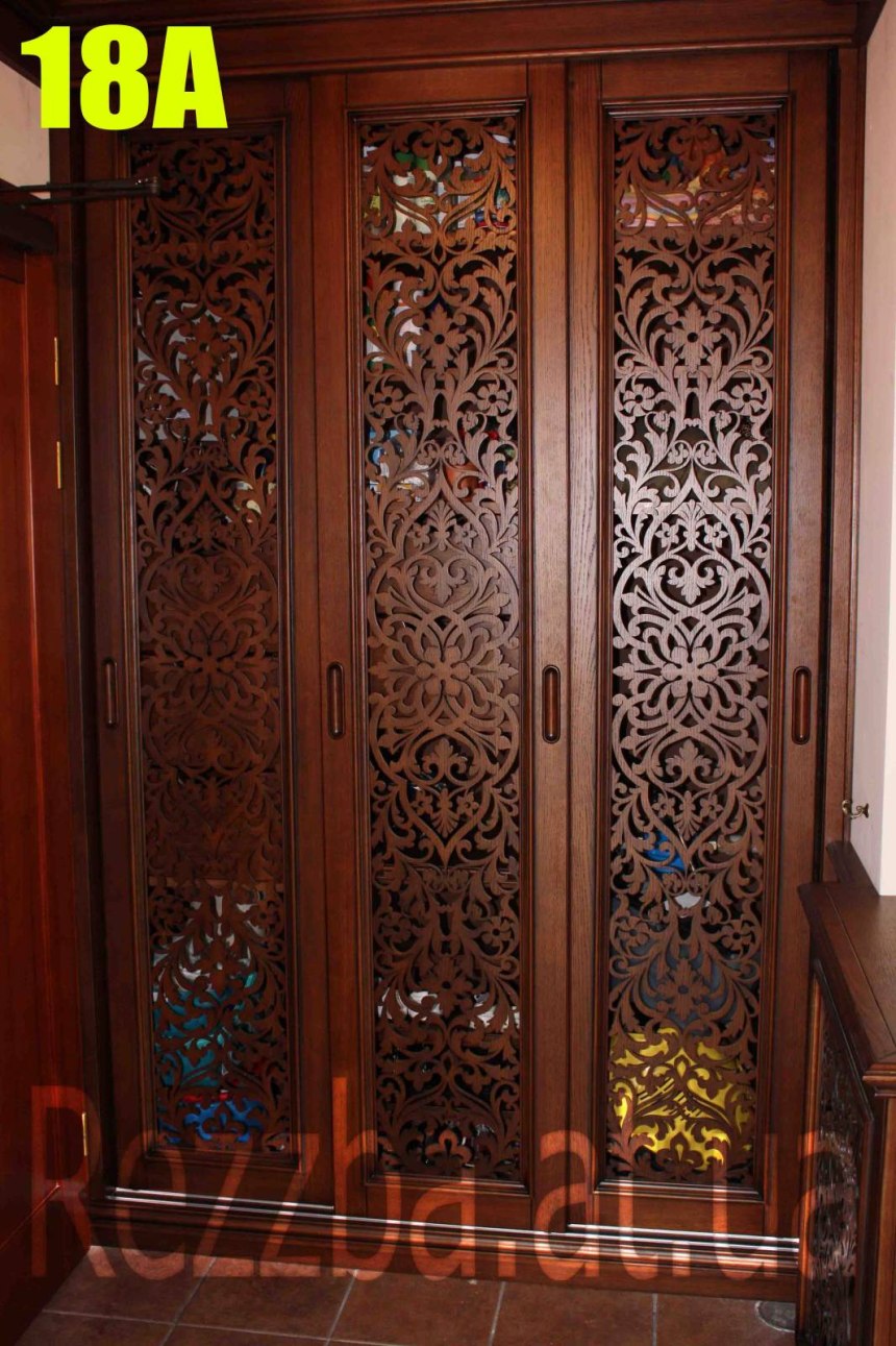 Резные дверцы для шкафа (65 фото)