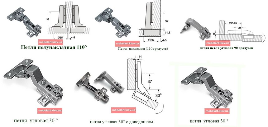 Мебельная петля h72302/0312