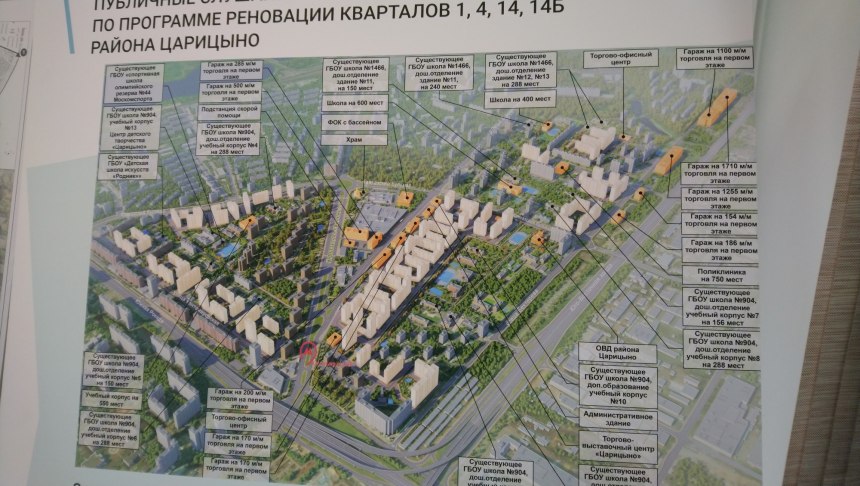 Проект реновация района Царицыно