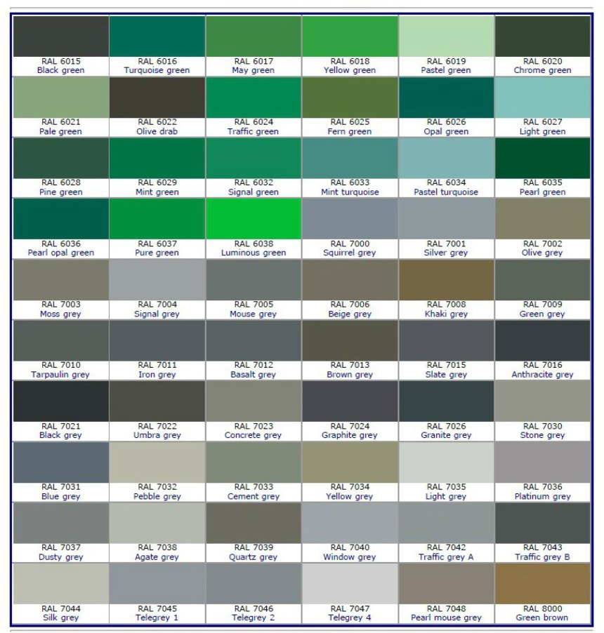 50gy 72/012 Dulux палитра