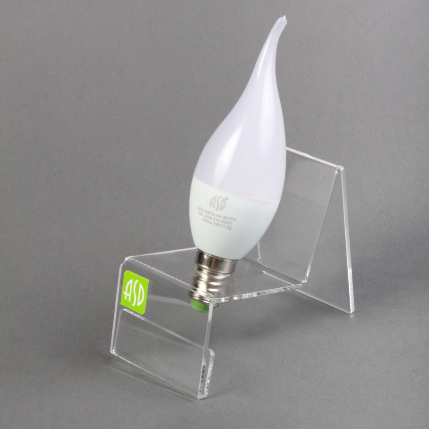 Лампа светодиодная SAFFIT sbc3707 свеча e14 7w 2700k 55030