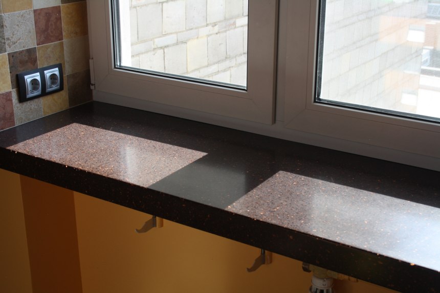 Подоконники из искусственного камня corian