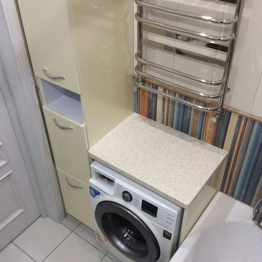 Шкаф для стиральной машинки (56 фото)