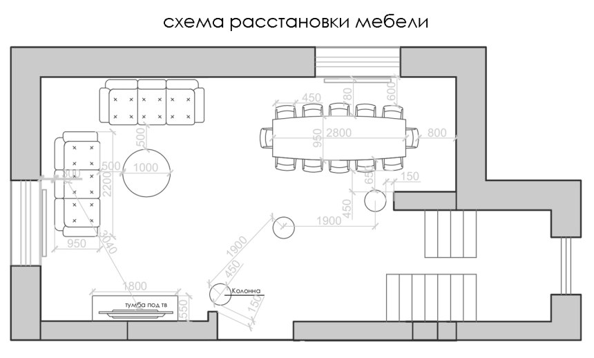 Значки мебели для планировки