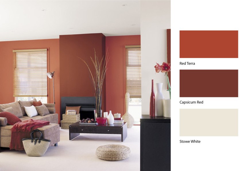 Терракотовая палитра Dulux