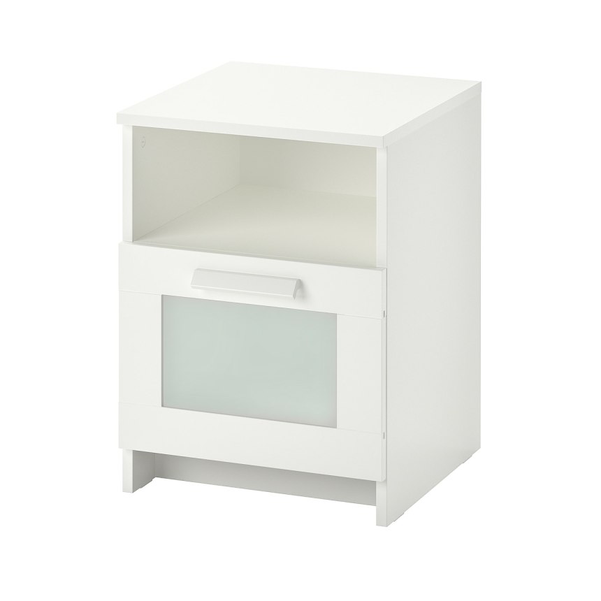 Vittsjö ВИТШЁ подставка д/ноутбука, белый/стекло 35x65 см