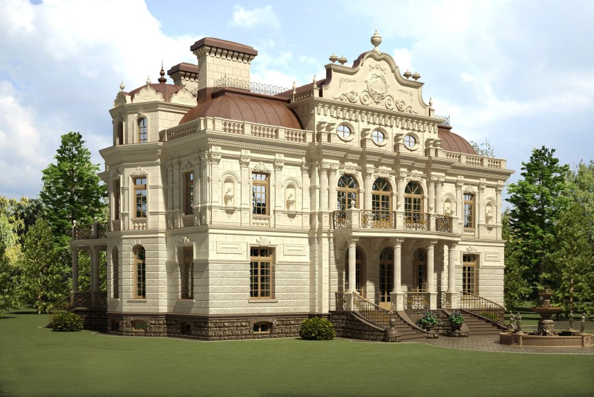 Мерано - проект особняка в стиле Ампир