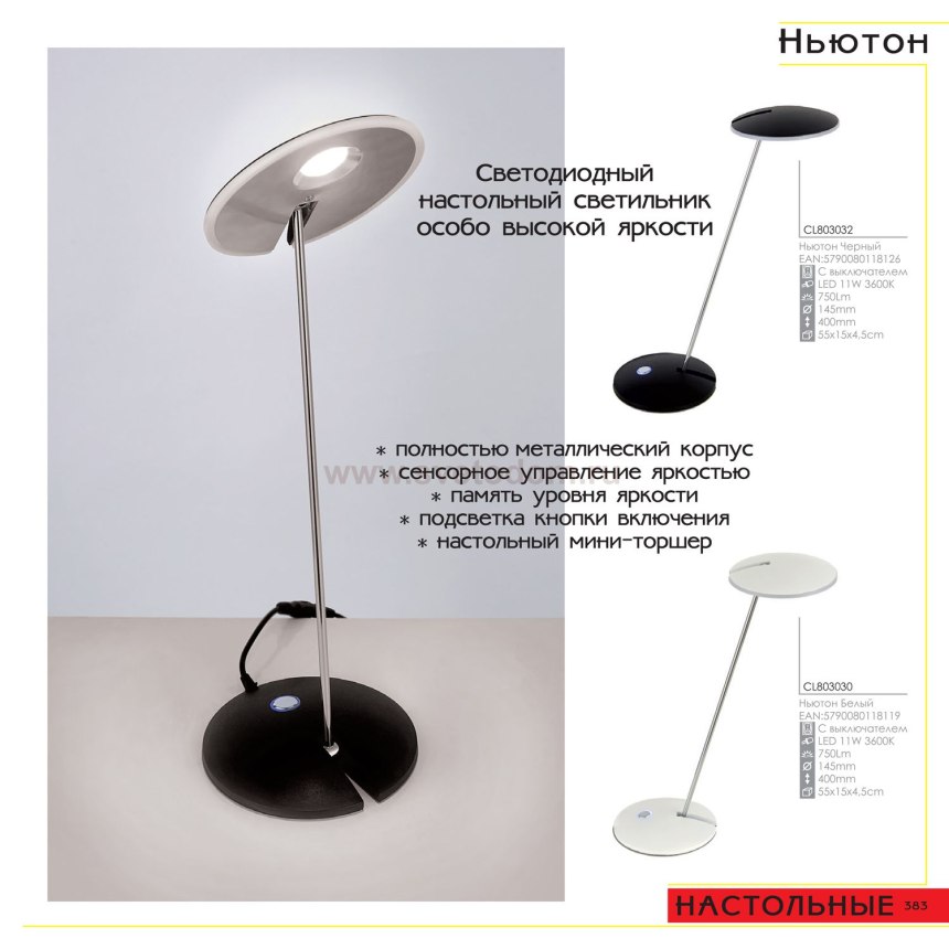 Настольная лампа Citilux Ньютон cl803052