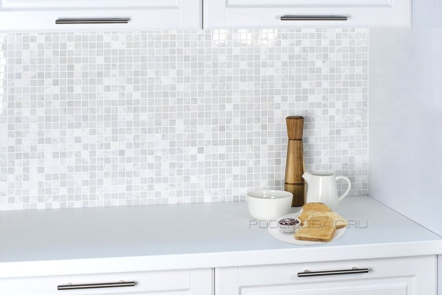 Starmosaic Wild мозаика 20x20 White Polished