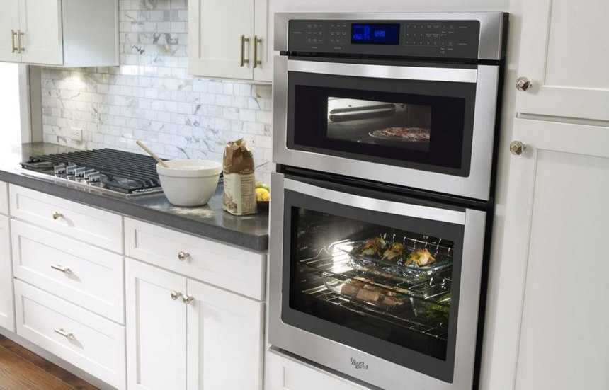 Whirlpool духовой шкаф с микроволновкой