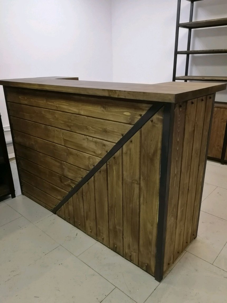 Железный стул Loft