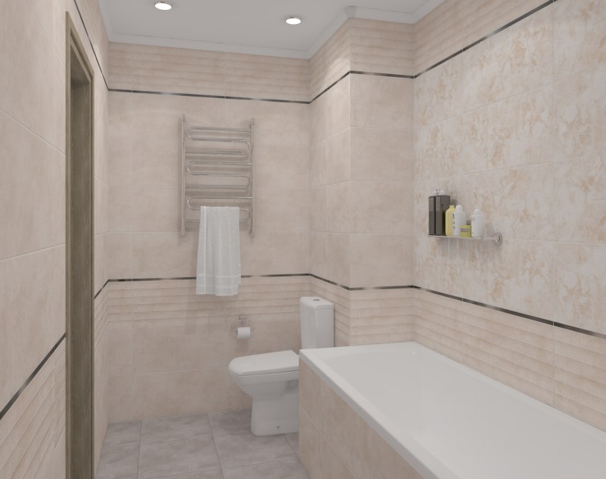 Плитка Cersanit Pudra многоцветный 20x44 pdg451