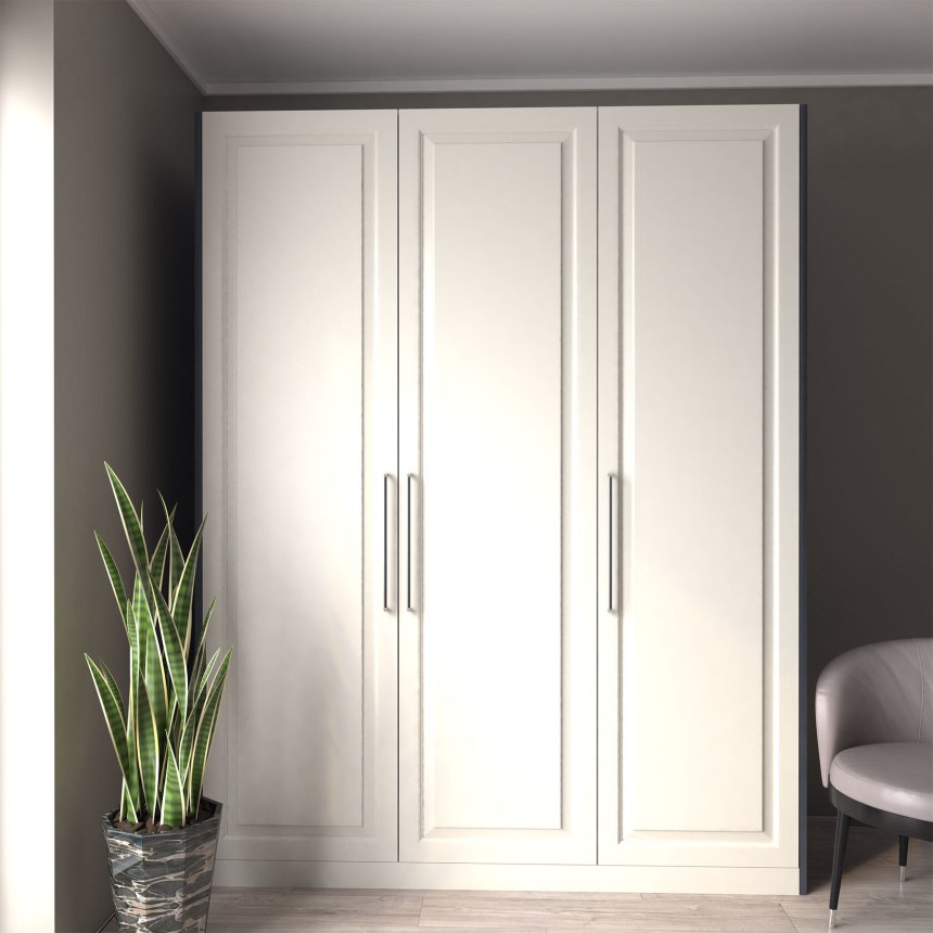 Шкаф ikea с распашными дверьми 120x58x236