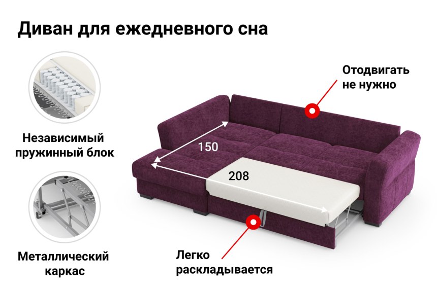 Диван-кровать Dream Art Манхэттен