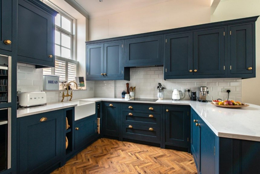 Dark Blue Kitchen