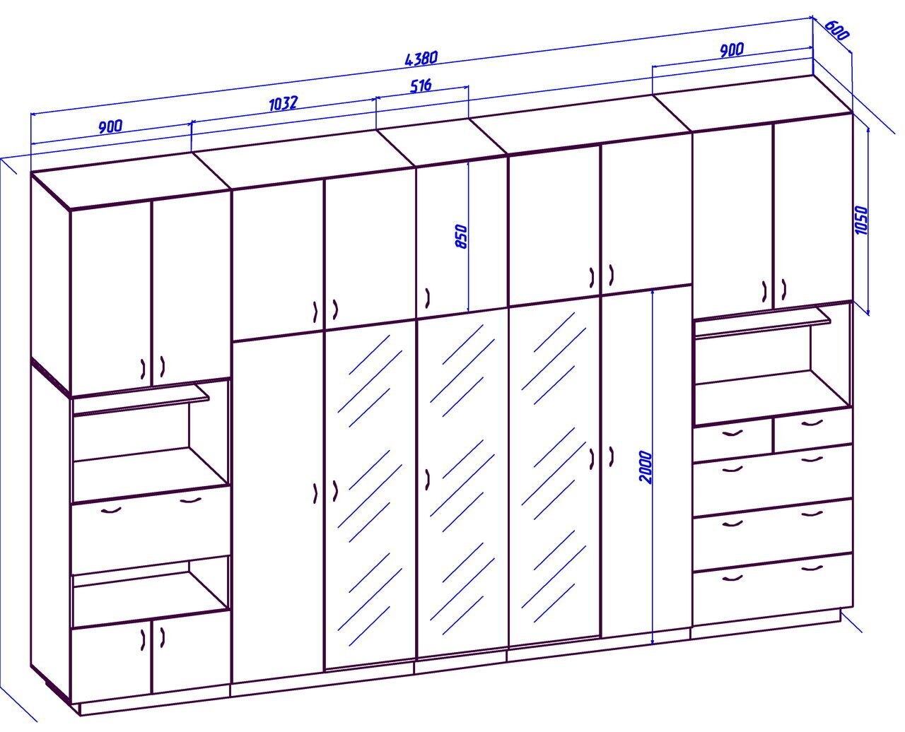 Ширина стенок шкафа. Шкаф стенка Размеры. Чертеж мебельной стенки. Ширина секций советских стенок. Высота мебели стенок.
