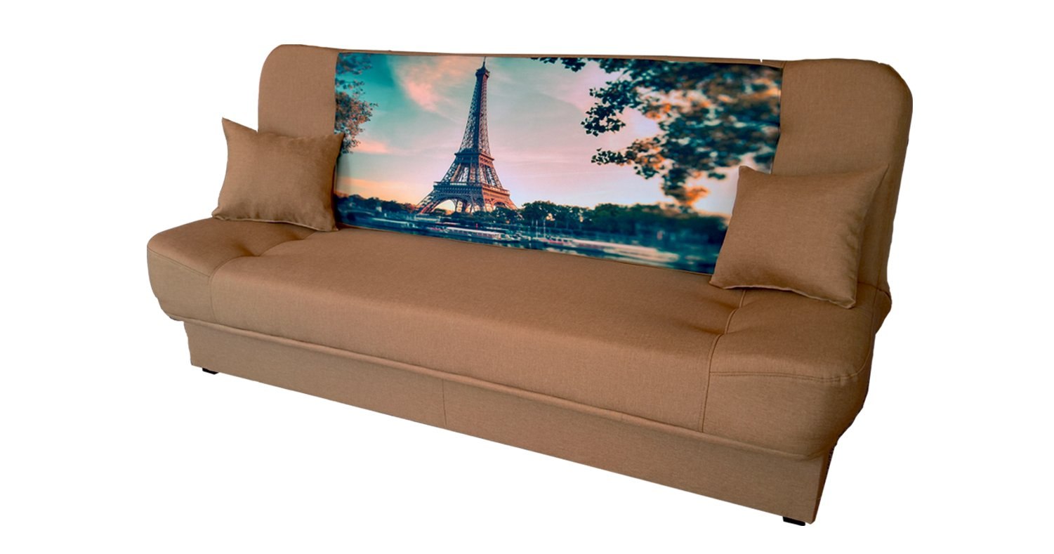 Картина диван. Диван-кровать Париж. Диван с изображением города. Диван с рисунком города.