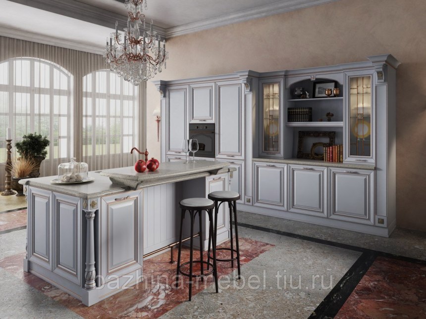 Кухня cs012 Grigio Nube